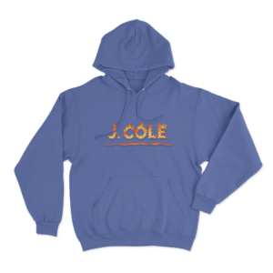 J Cole Unisex Hoodie Blue 1