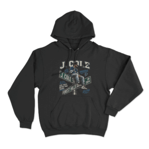 J. Cole 10 Years Of Forest Hills Unisex Hoodie Black