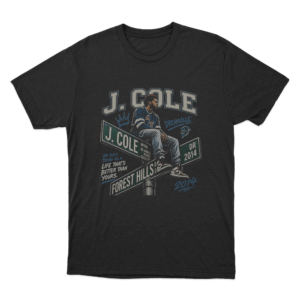J. Cole 10 Years Of Forest Hills Unisex T Shirt Black