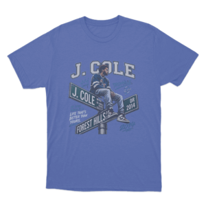 J. Cole 10 Years Of Forest Hills Unisex T Shirt Blue